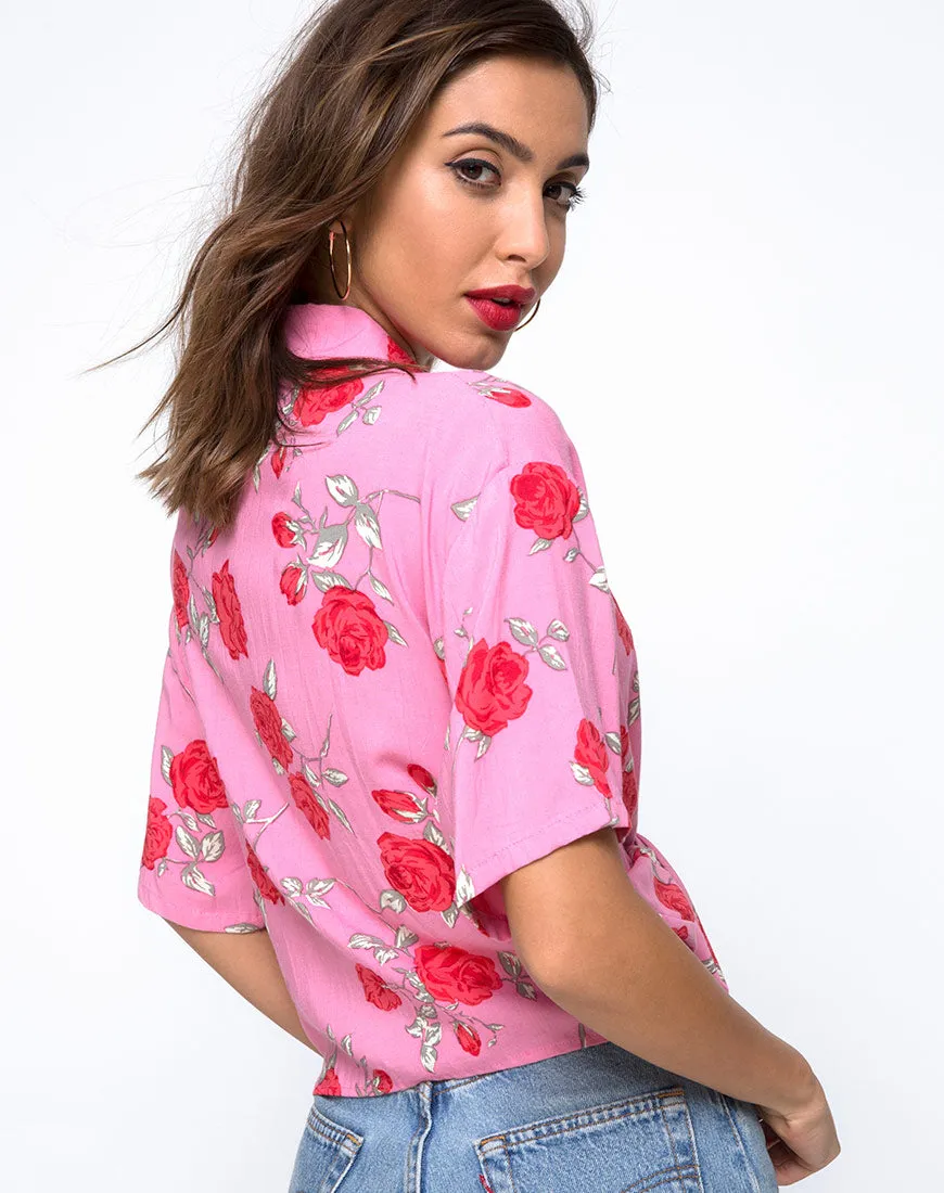 Vual Shirt in Candy Rose