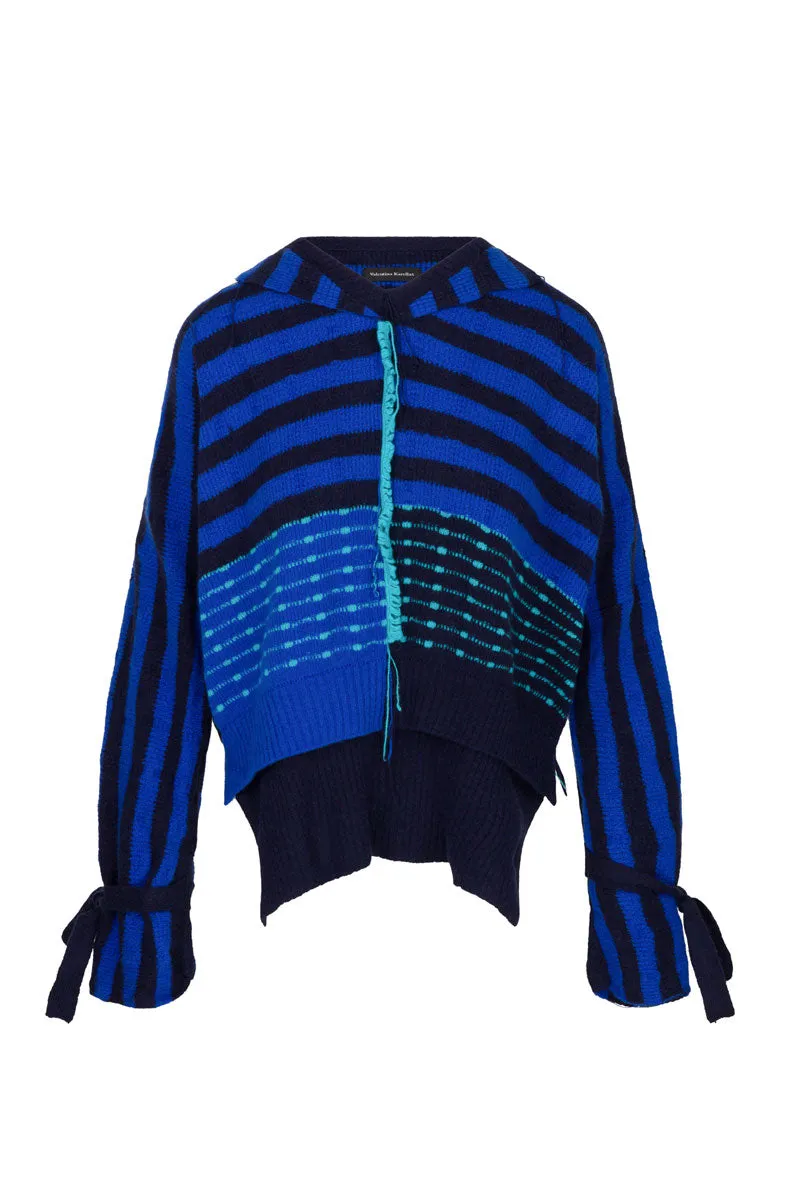 Walton Plus Jumper in Blue by Valentina Karellas