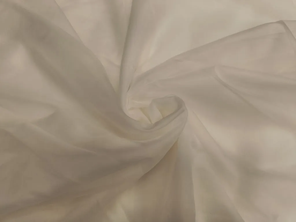 White Dyeable Nylon Organza Fabric (Wholesale)